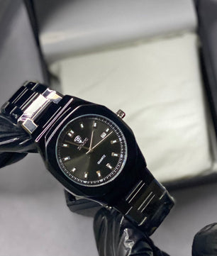 Black Aura Watch stainless