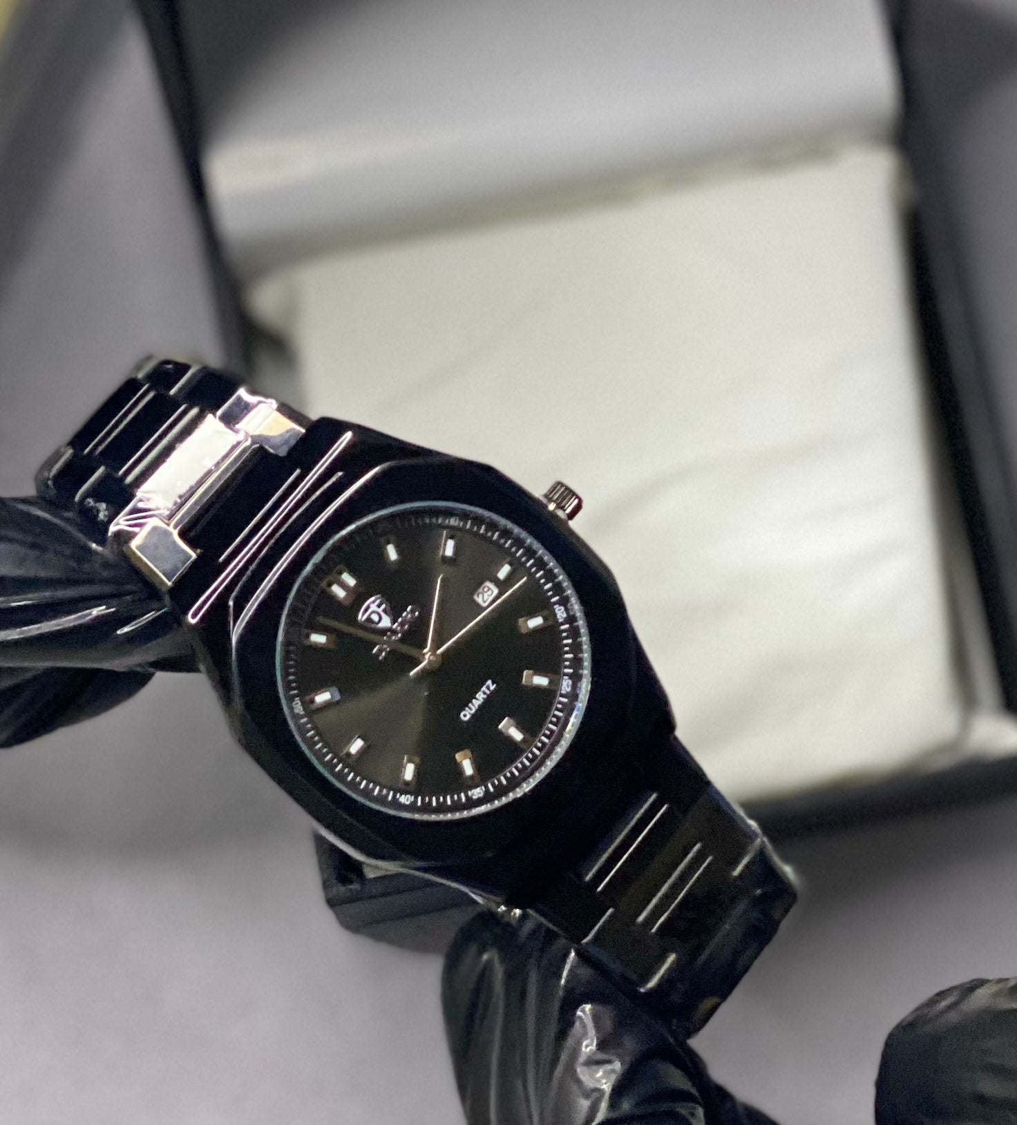 Black Aura Watch stainless