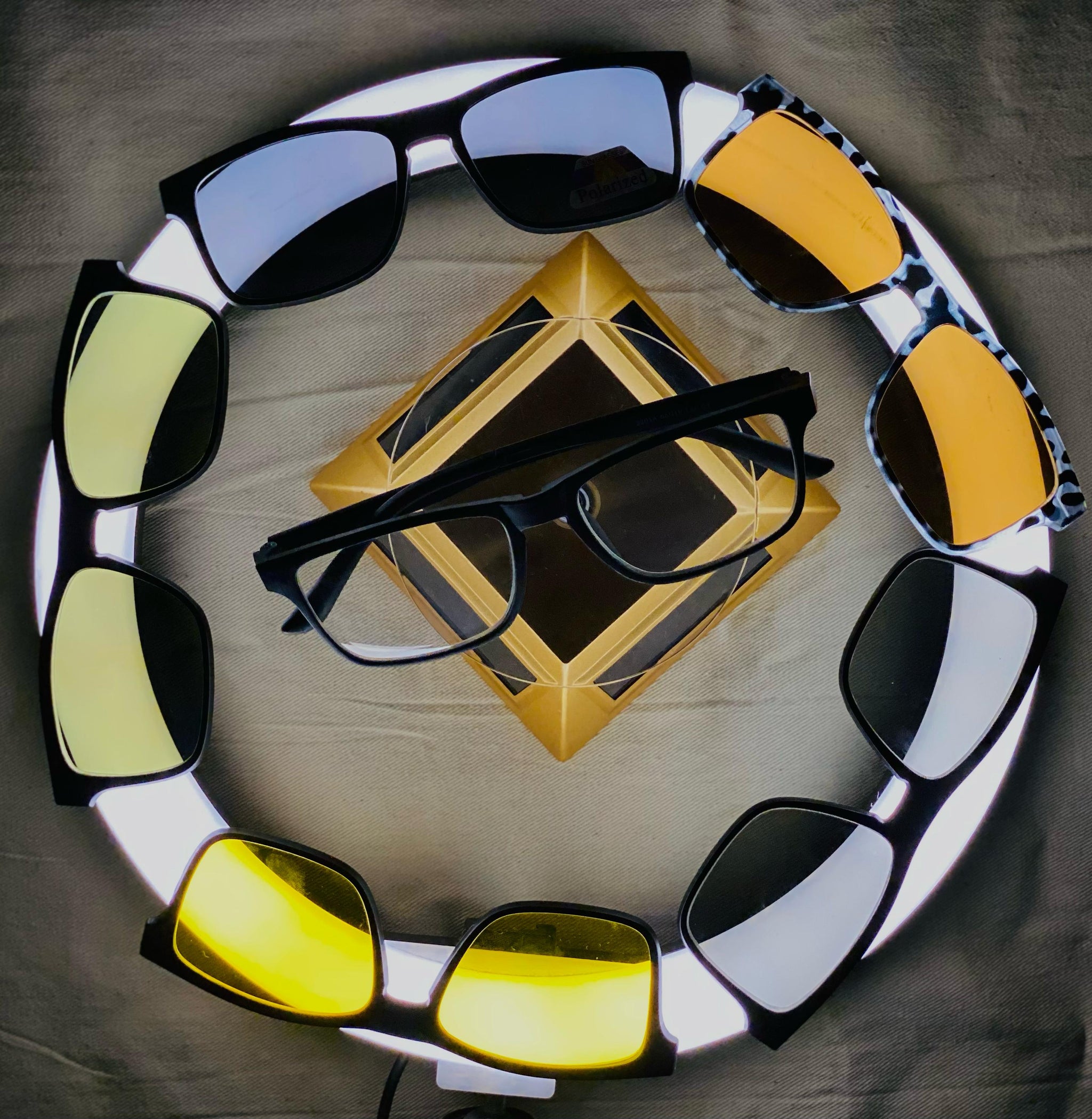 Magnetic 5 in 1 Attachment Glasses